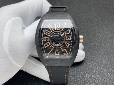 ABF™ Factory Franck Muller Vanguard V45 Black carbon fiber case Diameter 45mm watch